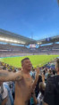 El efusivo festejo de Pablo Lescano cuando sonó Damas Gratis en el estadio donde jugó la Selección